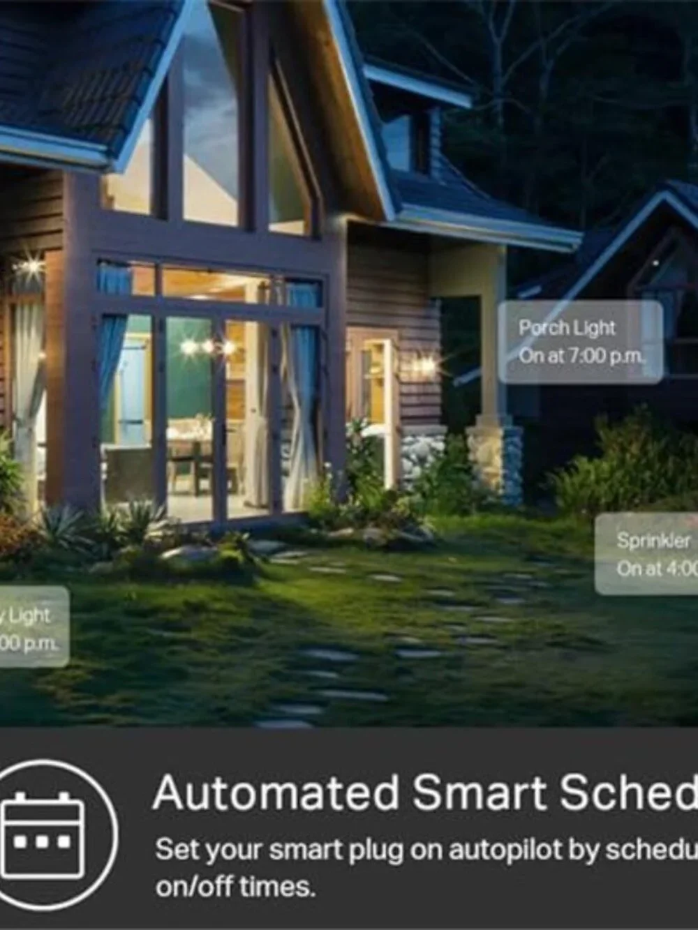 Smart Outdoor Plug, Dual Outlet, IP64 Weather Resistance, Works with Apple